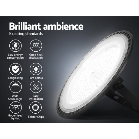 Leier 200W LED High Bay Light — Industrial Warehouse and Workshop Lamp — Allure Home Collections