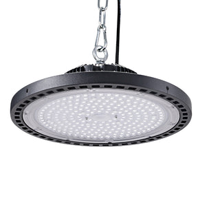 Sestri 150W UFO LED high bay light in an industrial workshop
