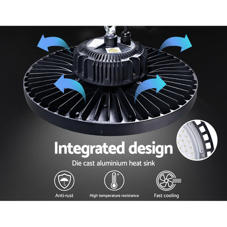 Leier 200W UFO LED High Bay Light — Industrial Workshop and Warehouse — Allure Home Collections