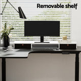 Artiss 120cm Desktop Storage Rack with Removable Bookshelf for Standing Desks — Allure Home Collections
