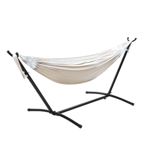 Reedy Creek Outdoor Hammock with Stand, Cream