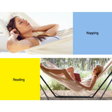 Cerro Hammock Bed with Steel Stand, Cream