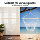 Gardeon Hammock Hanging Chair with Heavy Duty Steel Stand