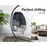Windang Hanging Egg Chair Grey image 3