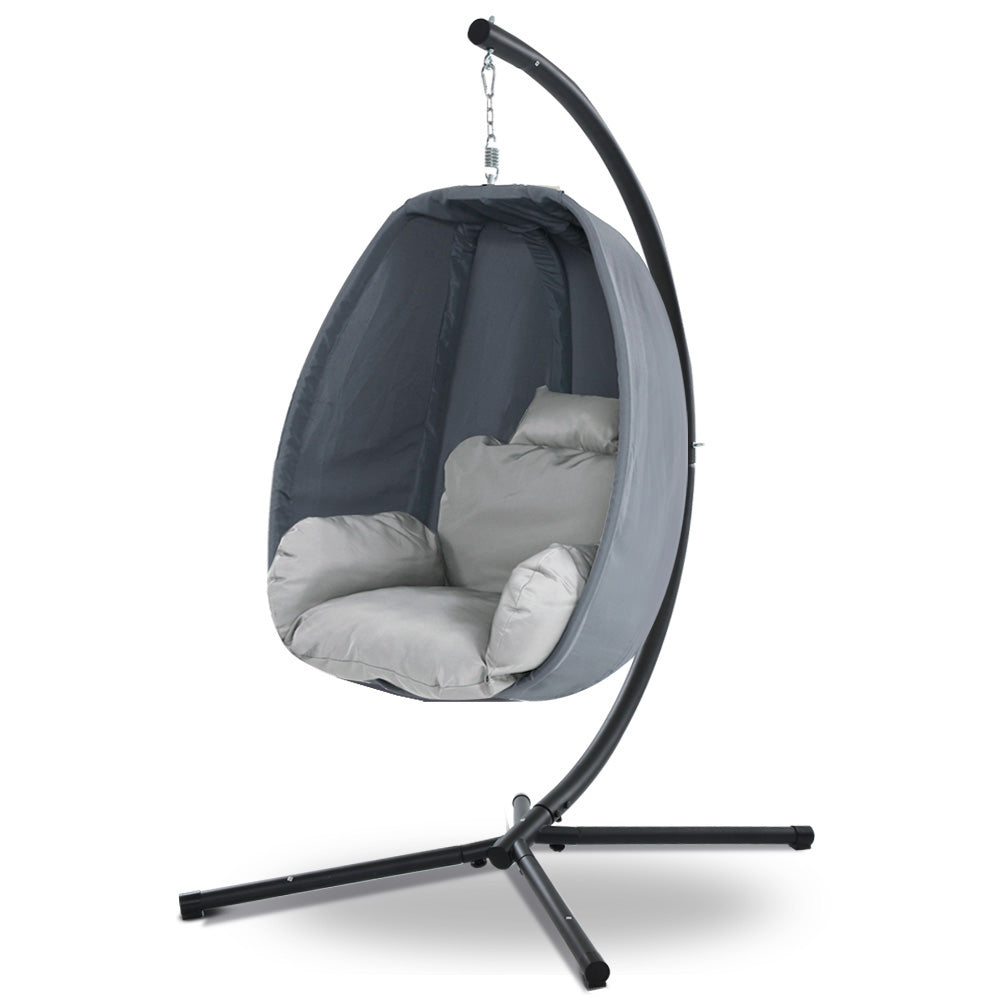 Windang Hanging Egg Chair Grey image 8
