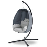 Windang Hanging Egg Chair Grey image 8