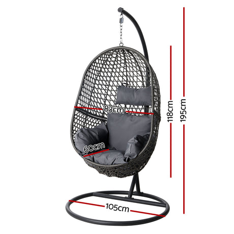 Gardeon Luxurious Outdoor Egg Swing Chair