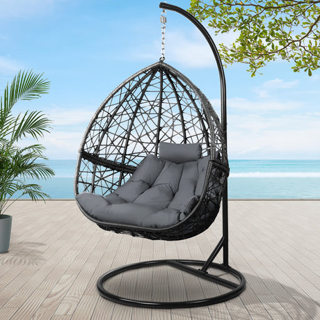 Guerilla Bay Hanging Egg Chair Grey