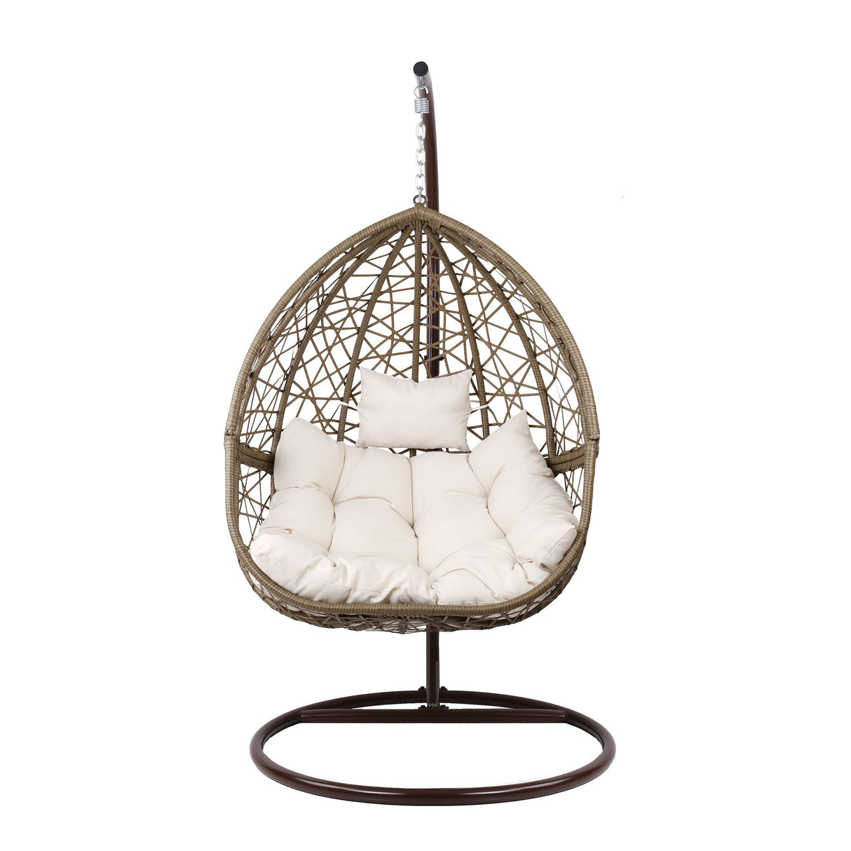 Guerilla Bay Hanging Egg Chair Latte