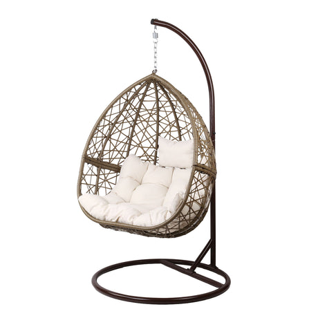 Guerilla Bay Hanging Egg Chair Latte