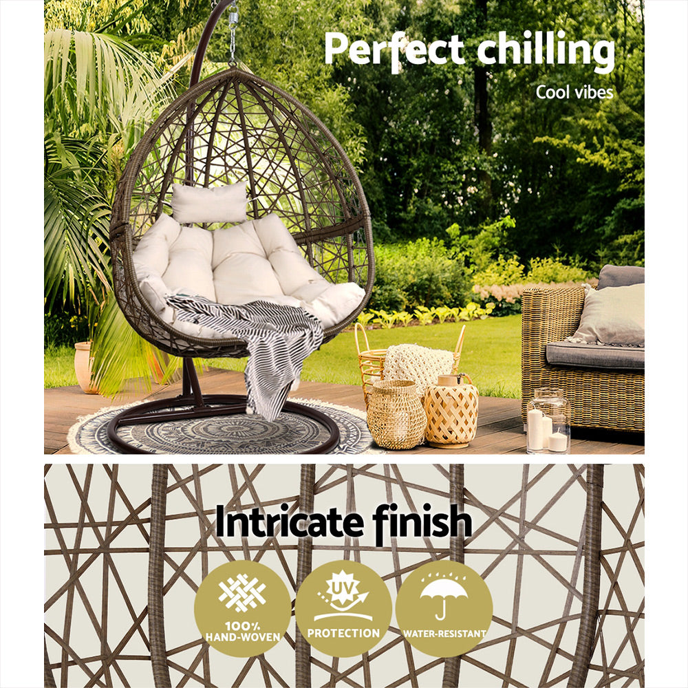 Gardeon Handcrafted Outdoor Egg Swing Chair