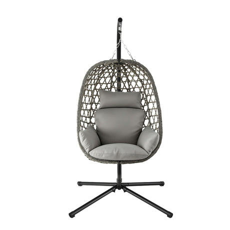 Manyana Hanging Egg Chair, Grey