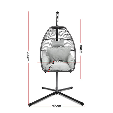 Gardeon Handcrafted Outdoor Egg Swing Chair