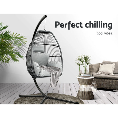 Gardeon Handcrafted Outdoor Egg Swing Chair