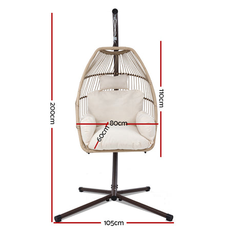 Gardeon Handcrafted Outdoor Egg Swing Chair