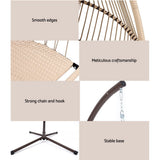 Gardeon Handcrafted Outdoor Egg Swing Chair