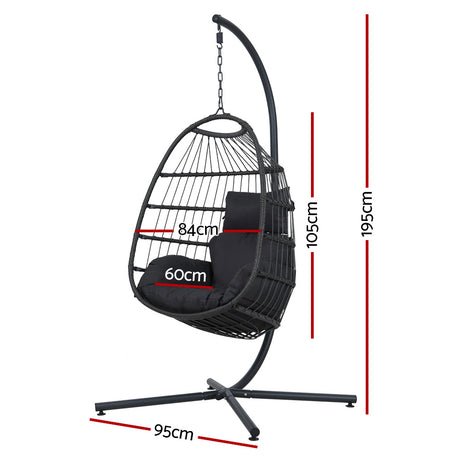 Gardeon Handcrafted Outdoor Egg Swing Chair