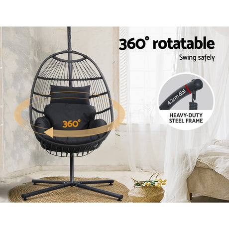 Gardeon Handcrafted Outdoor Egg Swing Chair