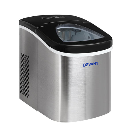 Dimension diagram of the portable ice maker, 32 x 36.5 x 32 cm