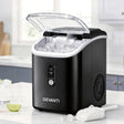 Black nugget ice maker making up to 15 kg of soft chewable ice per day