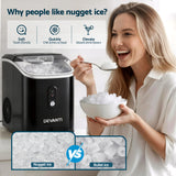 1.1 L water tank being filled on the nugget ice maker