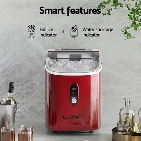 1.1 L water tank of the portable ice maker being filled