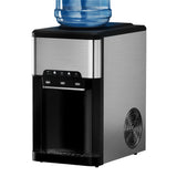 Dimension diagram of the ice maker and water dispenser, 33 x 47 x 53 cm