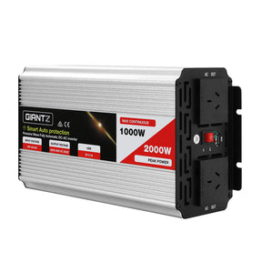 Power Inverter, 1000W Pure Sine Wave 12V to 240V