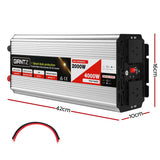Power Inverter, 2000W Pure Sine Wave 12V to 240V