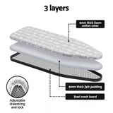 Vejer Ironing Board with Iron Rest, Arrow End