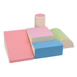 Foam climbing blocks slide piece