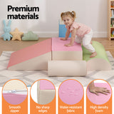 Foam climbing blocks multicoloured set