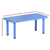 Kids Activity Table, Adjustable Height, Blue