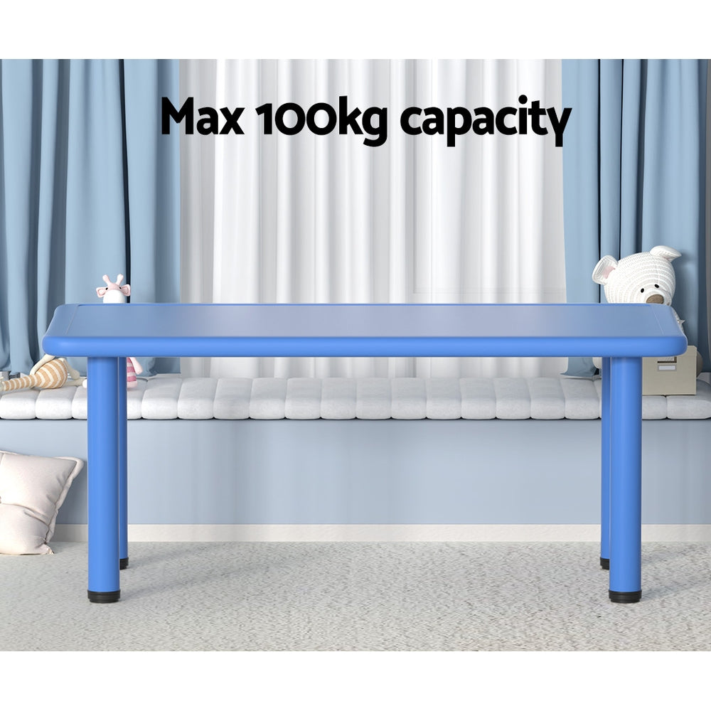 Kids Activity Table, Adjustable Height, Blue
