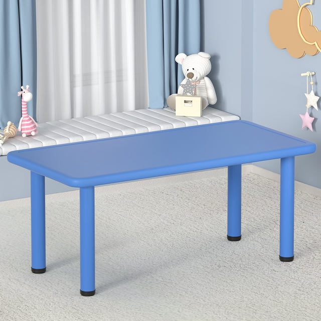 Kids Activity Table, Adjustable Height, Blue