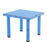 Kids Square Activity Table, Blue