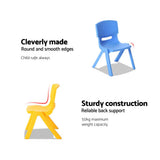Kids Activity Table and 4 Chairs Set, Multicolour