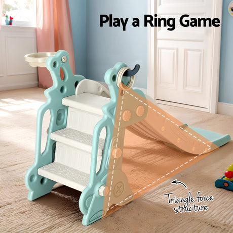 Keezi Kids 3-in-1 Slide and Play Set