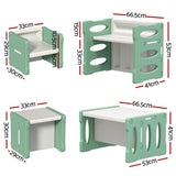 Manapouri 3pcs Kids Table and Chairs, HDPE