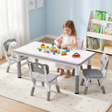 Kids activity table with graffiti desktop
