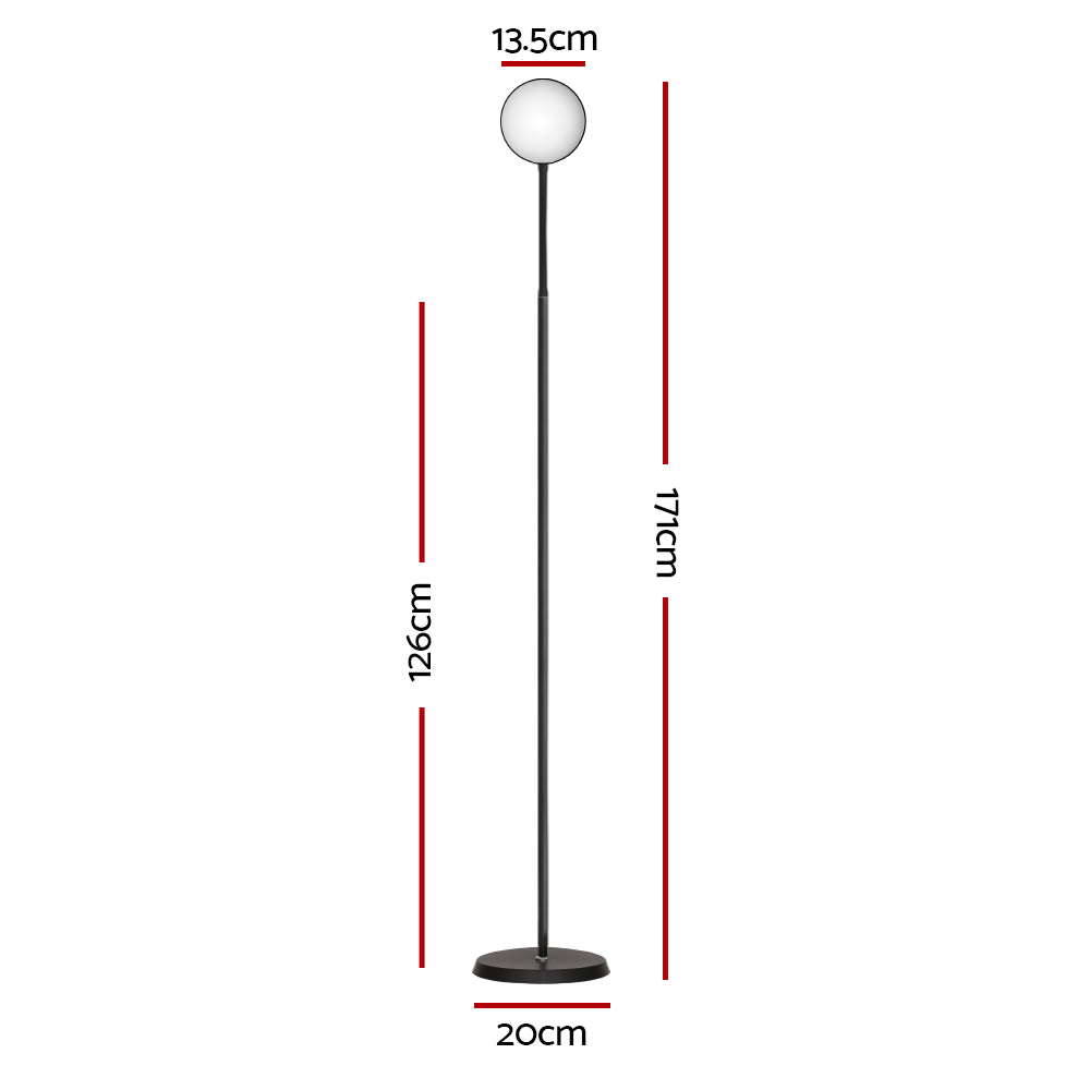 Adjustable LED Floor Lamp with Remote Control — Colour Temperature and Brightness — Allure Home Collections