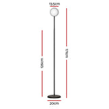 Adjustable LED Floor Lamp with Remote Control — Colour Temperature and Brightness — Allure Home Collections