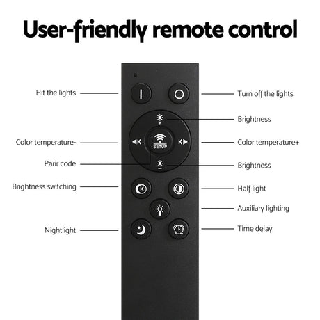 Adjustable LED Floor Lamp with Remote Control — Colour Temperature and Brightness — Allure Home Collections