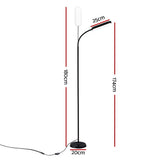 LED Floor Lamp with Remote Control — 4 Colour Temperatures, Flexible Neck — Allure Home Collections