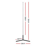 RGB LED Corner Floor Lamp 150cm — Remote Control, Gaming and Living Rooms — Allure Home Collections