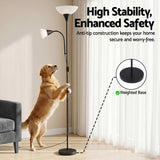 Mother and Child Floor Lamp Black