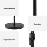 Modern Mother and Child Floor Lamp — Black — Allure Home Collections