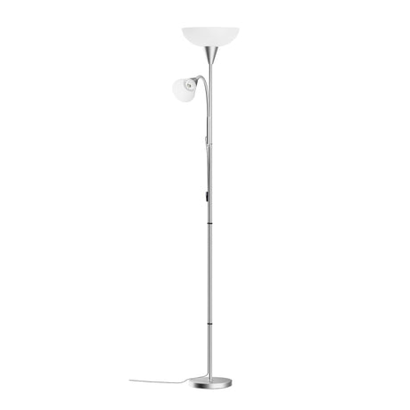 Mother and Child Floor Lamp Silver