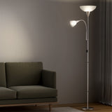 Modern Mother and Child Floor Lamp — Silver — Allure Home Collections