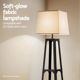 3-Tier Shelf LED Floor Lamp — Vintage White — Allure Home Collections